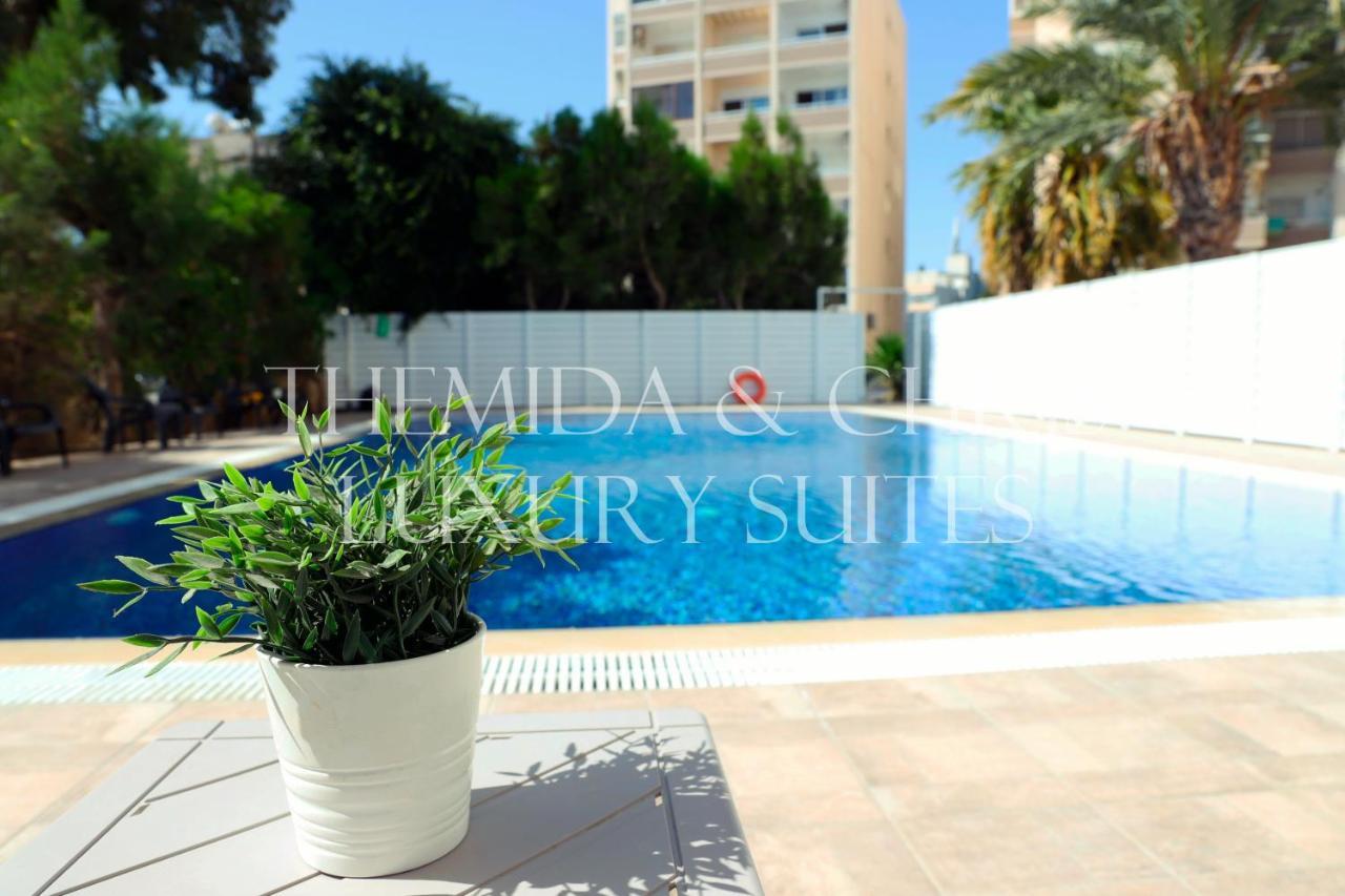 Luxury Penthouse 1Br-Seafront-Seasonal Pool-Central Lárnaca Exterior foto